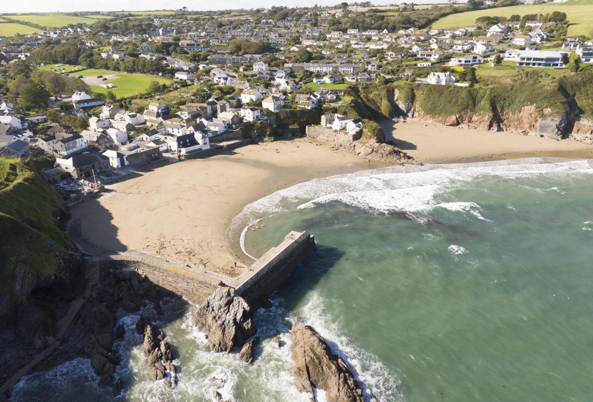 Cliff Cottage Gorran Haven Bagian luar foto