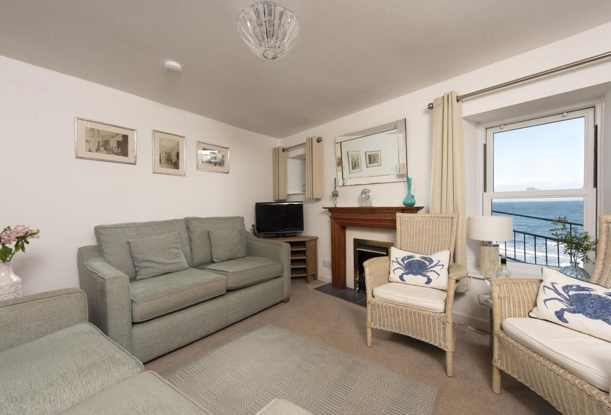 Cliff Cottage Gorran Haven Bagian luar foto